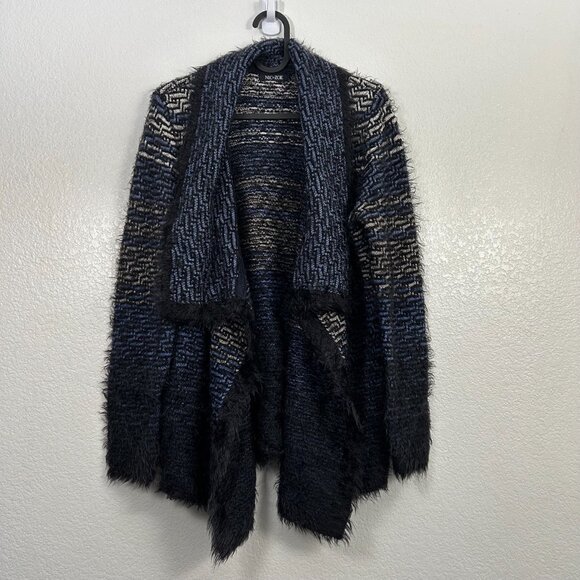 NIC+ZOE Sweaters - Nic+Zoe Fuzzy Open Front Eyelash Cardigan Sweater